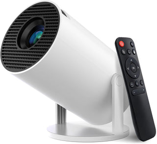 Mini proyector con WIFI 6 y Bluetooth, proyector portátil con sopor...