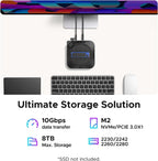 UGREEN Mac mini Dock DP Hub 4K 144Hz con carcasa NVMe
