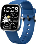 Reloj inteligente para niños, rastreador de fitness, no necesita teléfono/aplicación, 19 modos deportivos, pantalla DIY de 1.5", impermeable IP68, monitor de sueño, podómetros, frecuencia cardíaca