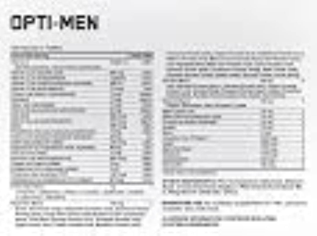 Optimum Nutrition Suplemento Opti-Men, 150 unidades