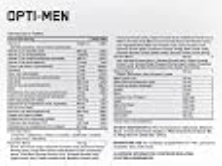 Optimum Nutrition Suplemento Opti-Men, 150 unidades