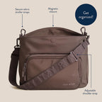 Itzy Ritzy Belong Cargo Caddy Organizador de cochecito y bolsa cruzada