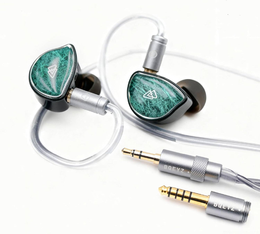 BQEYZ NI - Monitor de oído con cable, auriculares para juegos con enchufes