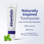 Dental Herb Company Essentials Pasta de dientes sin flúor, paquete de 3, 4, 4 oz (paquete de 3)
