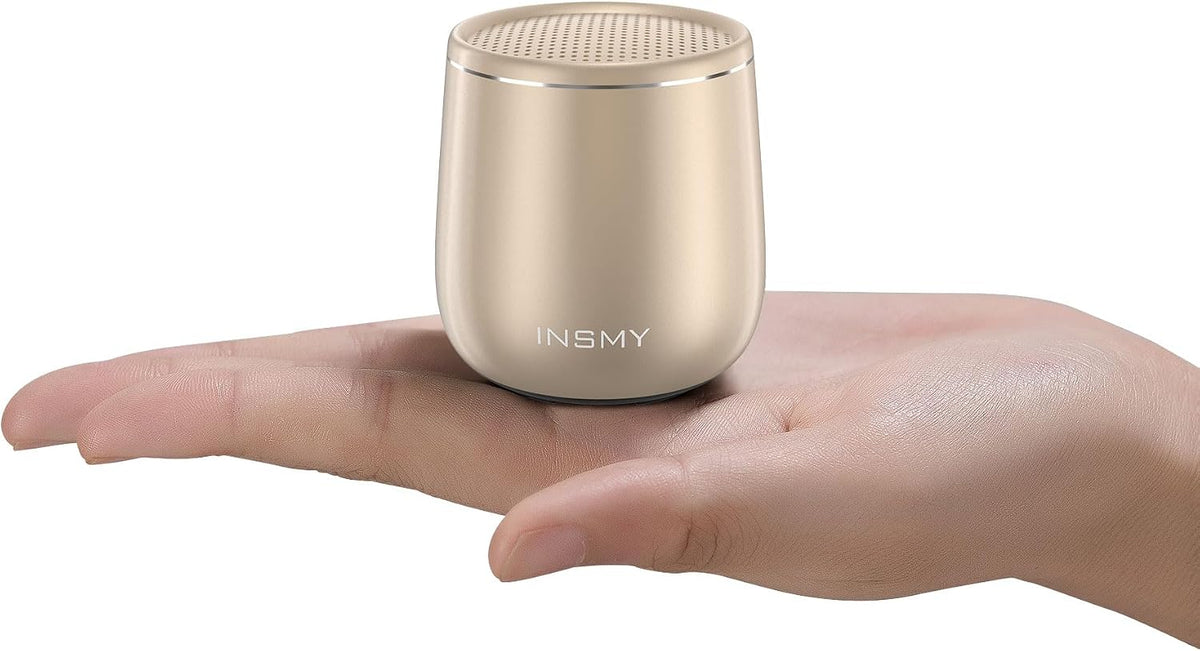 INSMY Pequeño altavoz Bluetooth, mini altavoces inalámbricos portátiles