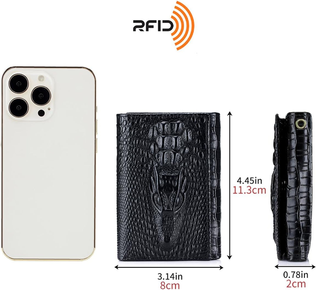 Cartera de cuero genuino de vaquero de Steel Lion para hombre - Dis...