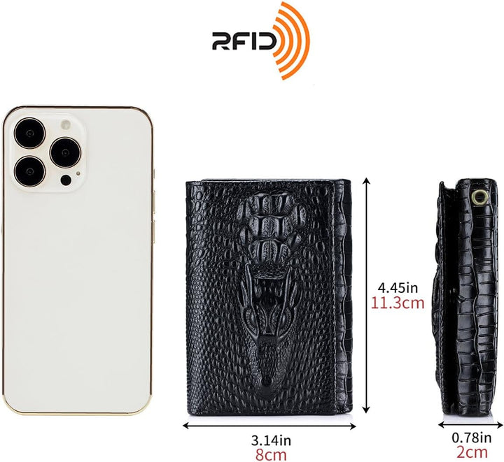 Cartera de cuero genuino de vaquero de Steel Lion para hombre - Dis...