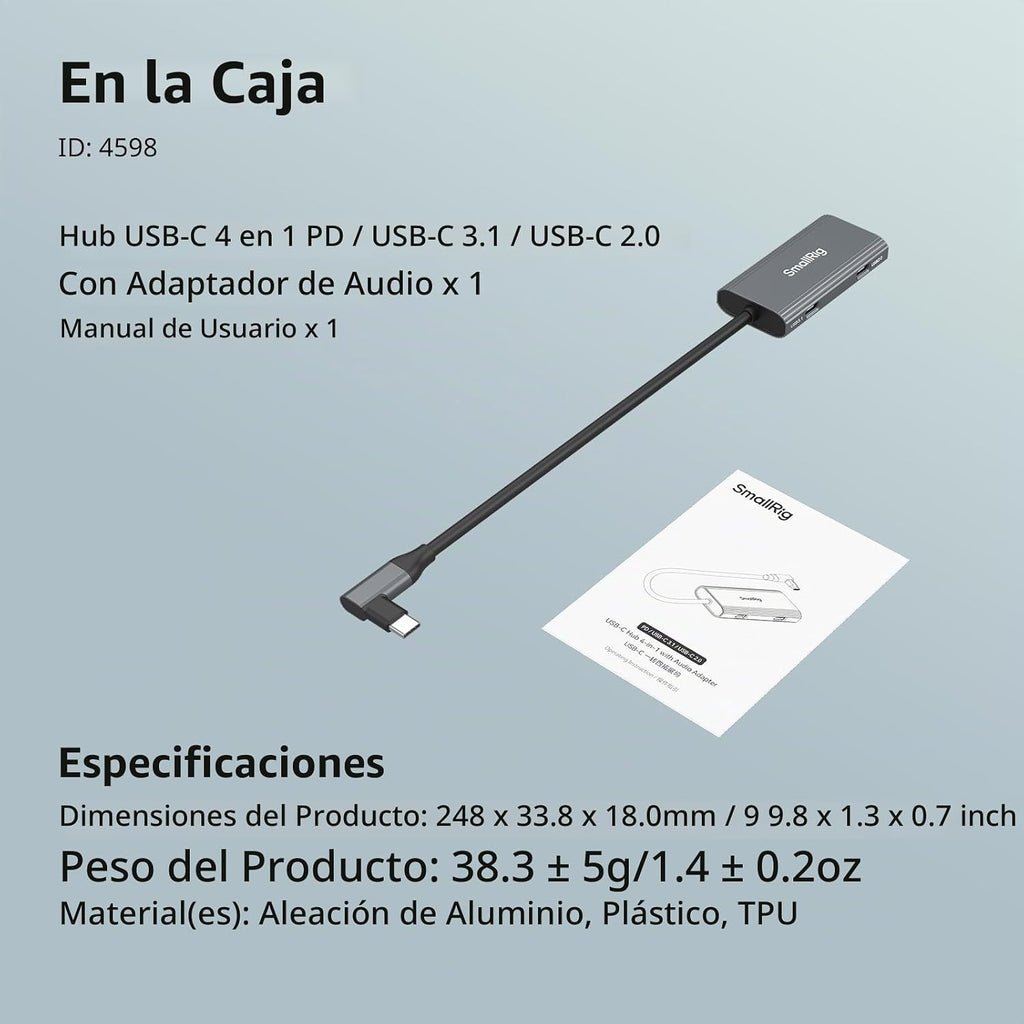 SMALLRIG, 4598, hub USB
