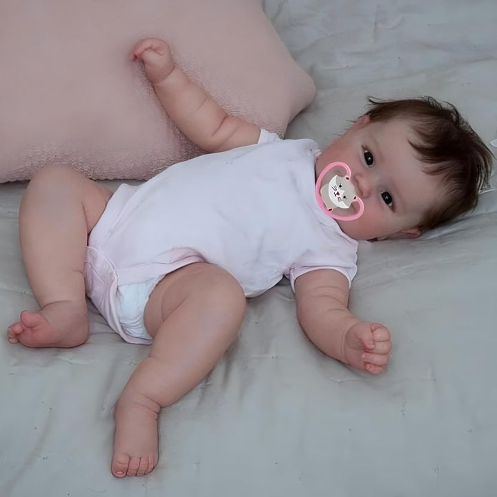iCradle Muñeca de bebé Reborn de aspecto real y encantadora, muñeca...