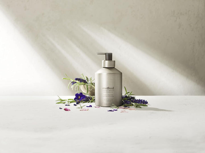 Method Jabón de manos en gel, violeta + lavanda, botella de alumini...
