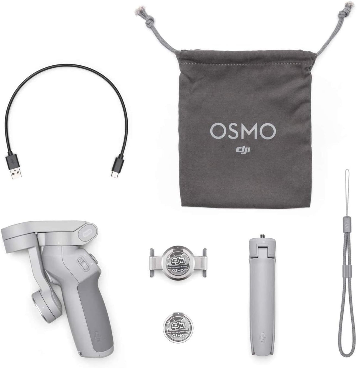 DJI OM 4 - Estabilizador de teléfono inteligente de 3 ejes de mano con trípode de agarre VLOG VOOTUBE LIVE VIDEO PARA IPHONE Android