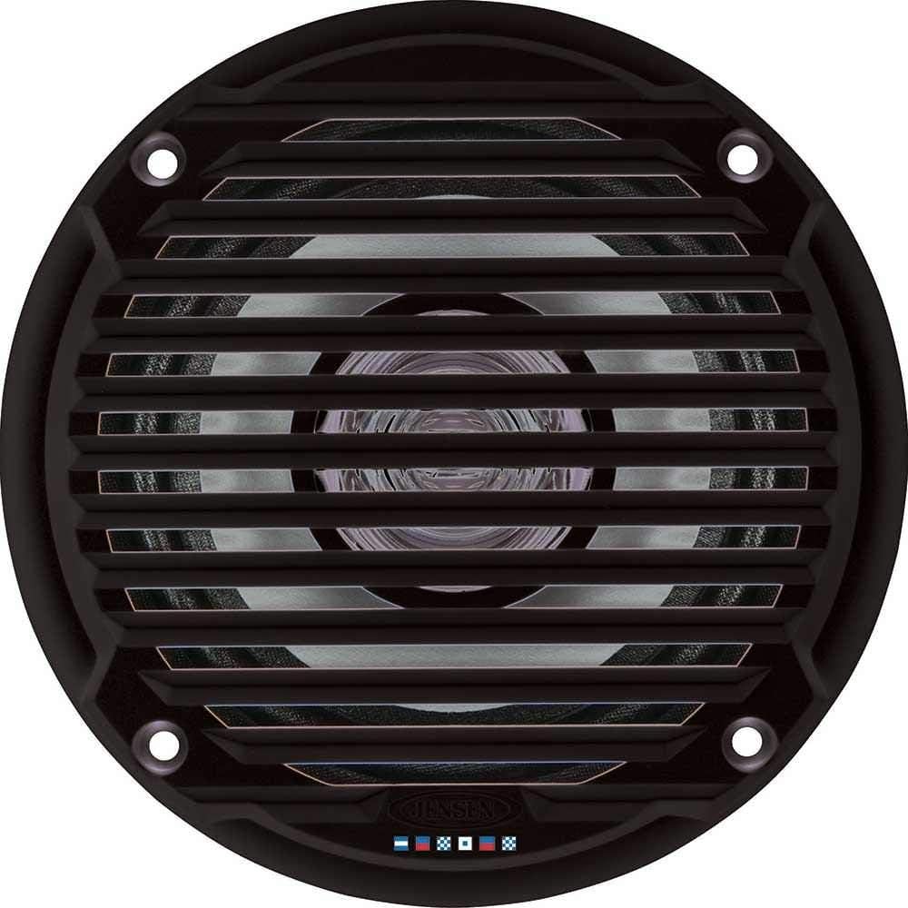 JENSEN MS5006B Bocina de cono doble, resistente al agua, color negro