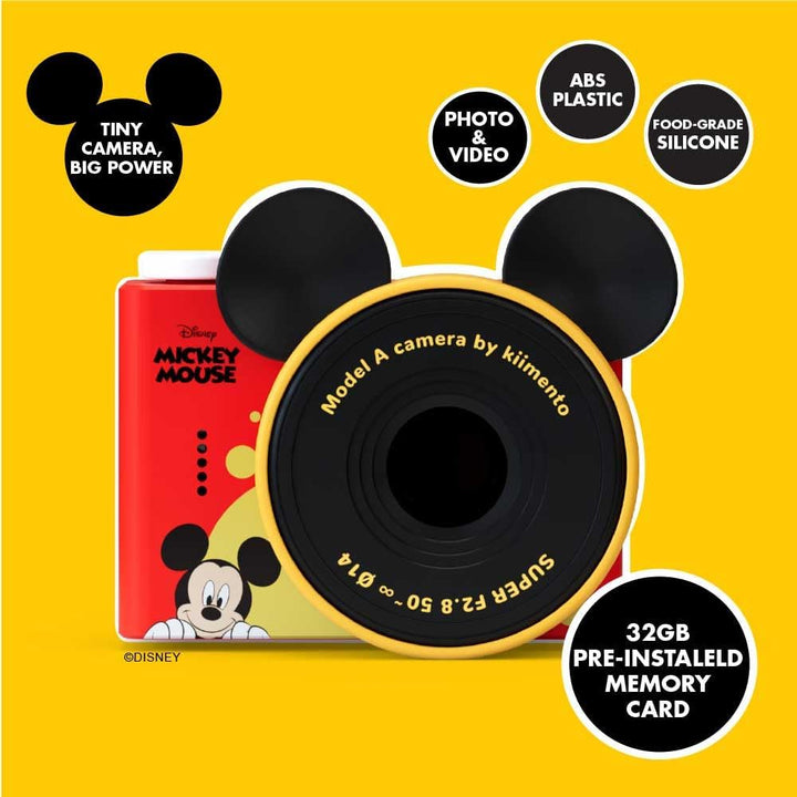 Cámara digital mini de Mickey Mouse para niños, videocámara para ni...