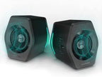 Edifier G2000 32W Altavoces de PC para Juegos de Computadora para Laptop Mac Computadora de Escritorio Altavoces Woofer Bluetooth USB Entradas AUX de 3.5mm Luces RGB Altavoces Multimedia Negro