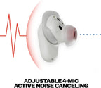 Skullcandy Method 360 ANC - Auriculares inalámbricos con sonido de Bose, Hueso