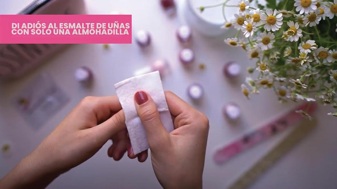 Diamond Wipes Toallitas removedoras de esmalte de uñas con aloe ver...