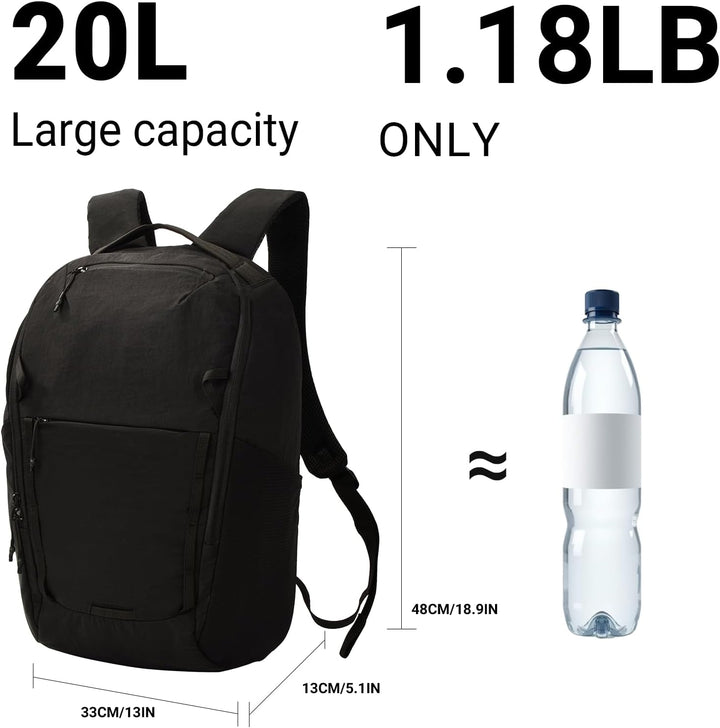 onedayHI Mochila de senderismo ultraligera y ligera de 20 L, pequeñ...
