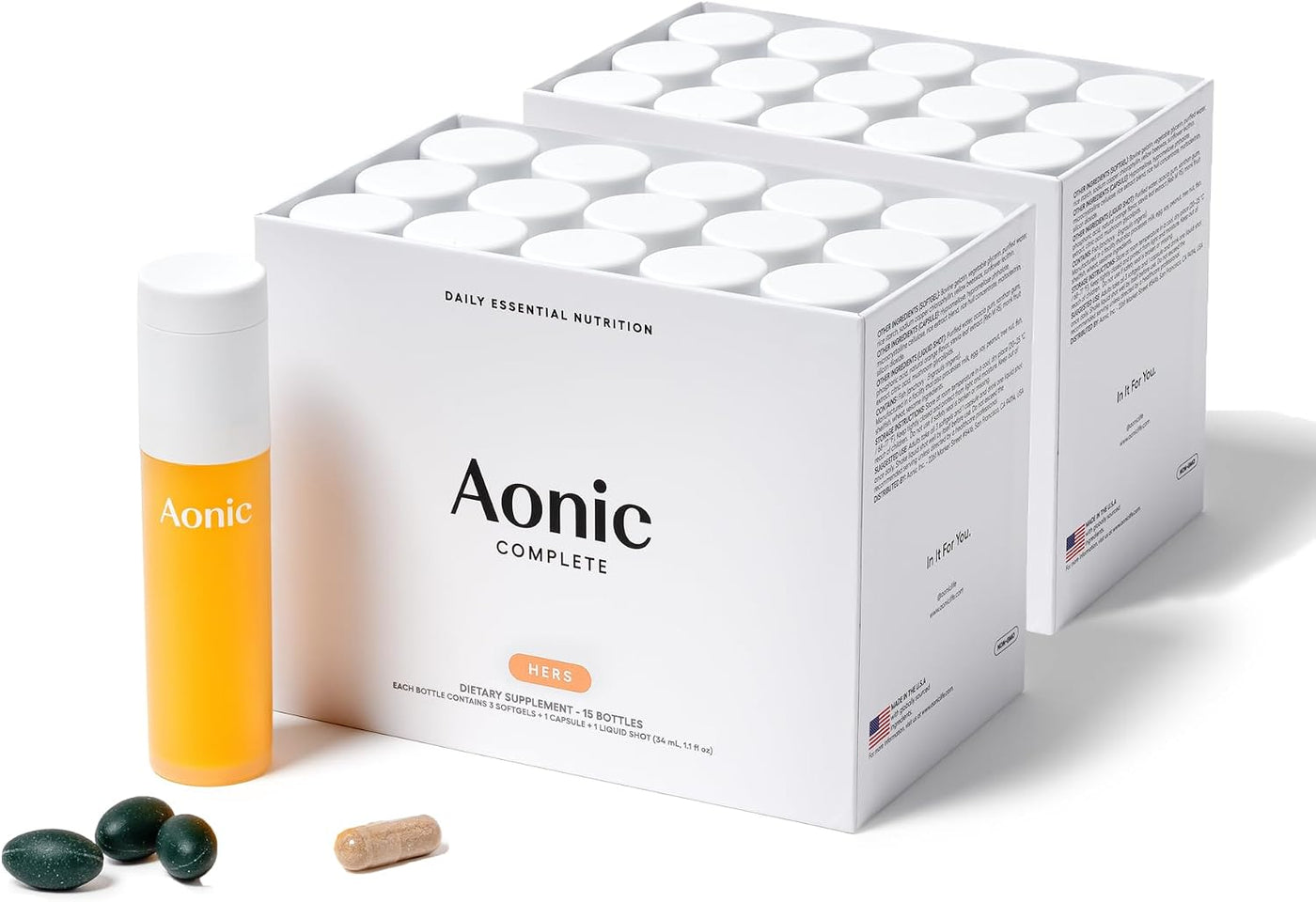 AONIC Complete Hers | Sistema diario de nutrición esencial con mult...
