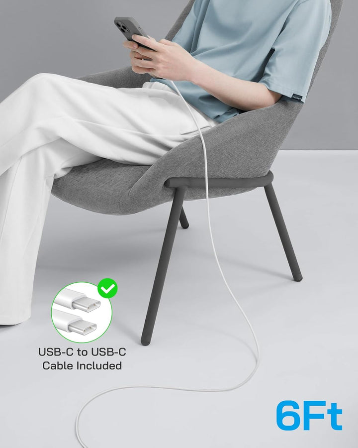 CXX Cargador rápido para iPhone 17/16/15 Cargador de pared