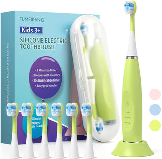 FUMEIKANG Cepillos de dientes eléctricos para niños, cepillo de die...