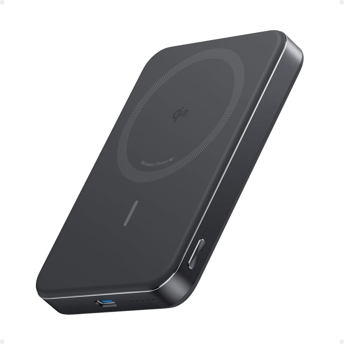 Anker MagGo Power Bank, batería magnética ultradelgada de 10,000 mA...