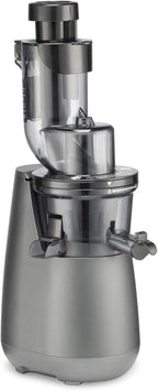 Cuisinart Exprimidor lento fácil de limpiar CSJ-300, negro y gris