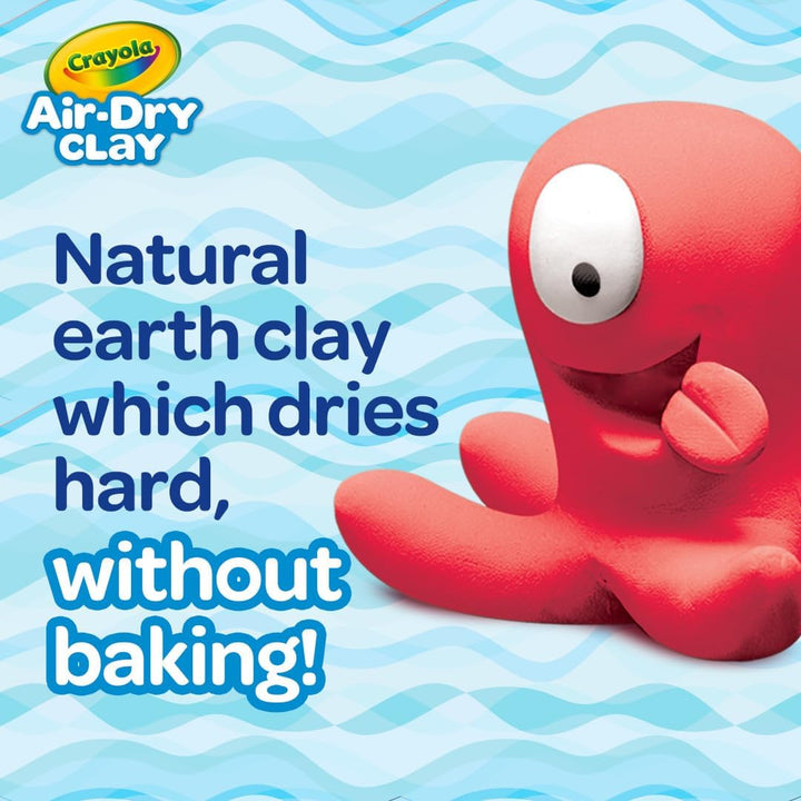 Crayola - Arcilla blanca natural de secado al aire para