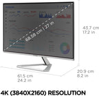ViewSonic VX2776-4K-MHDU Monitor 4K de 27 pulgadas, IPS con USB-C d...