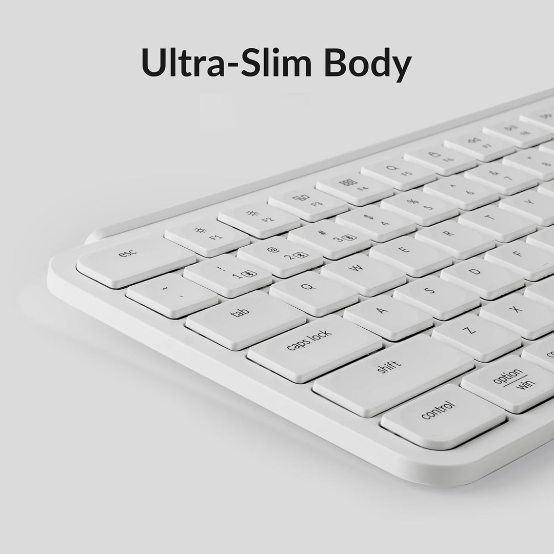 Keychron Teclado inalámbrico ultrafino B6 Pro, ZMK de tamaño comple...