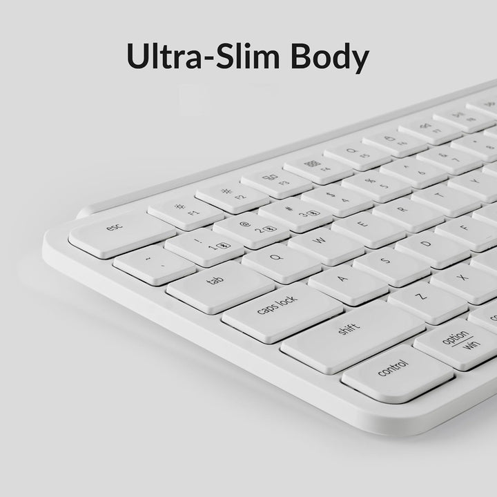 Keychron Teclado inalámbrico ultrafino B6 Pro, ZMK de tamaño comple...