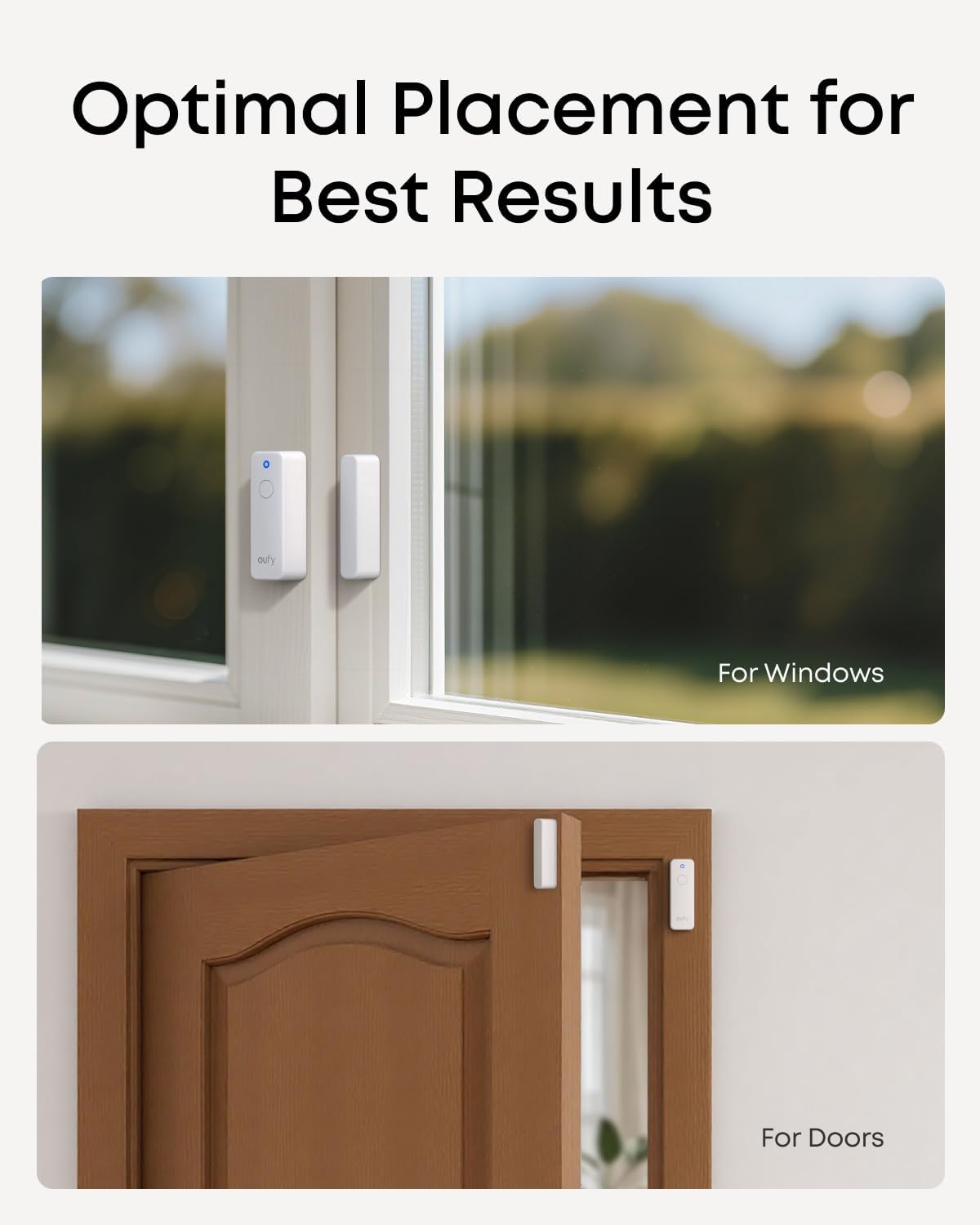 eufy Security Sensor de entrada E20, alarma de ventana y puerta