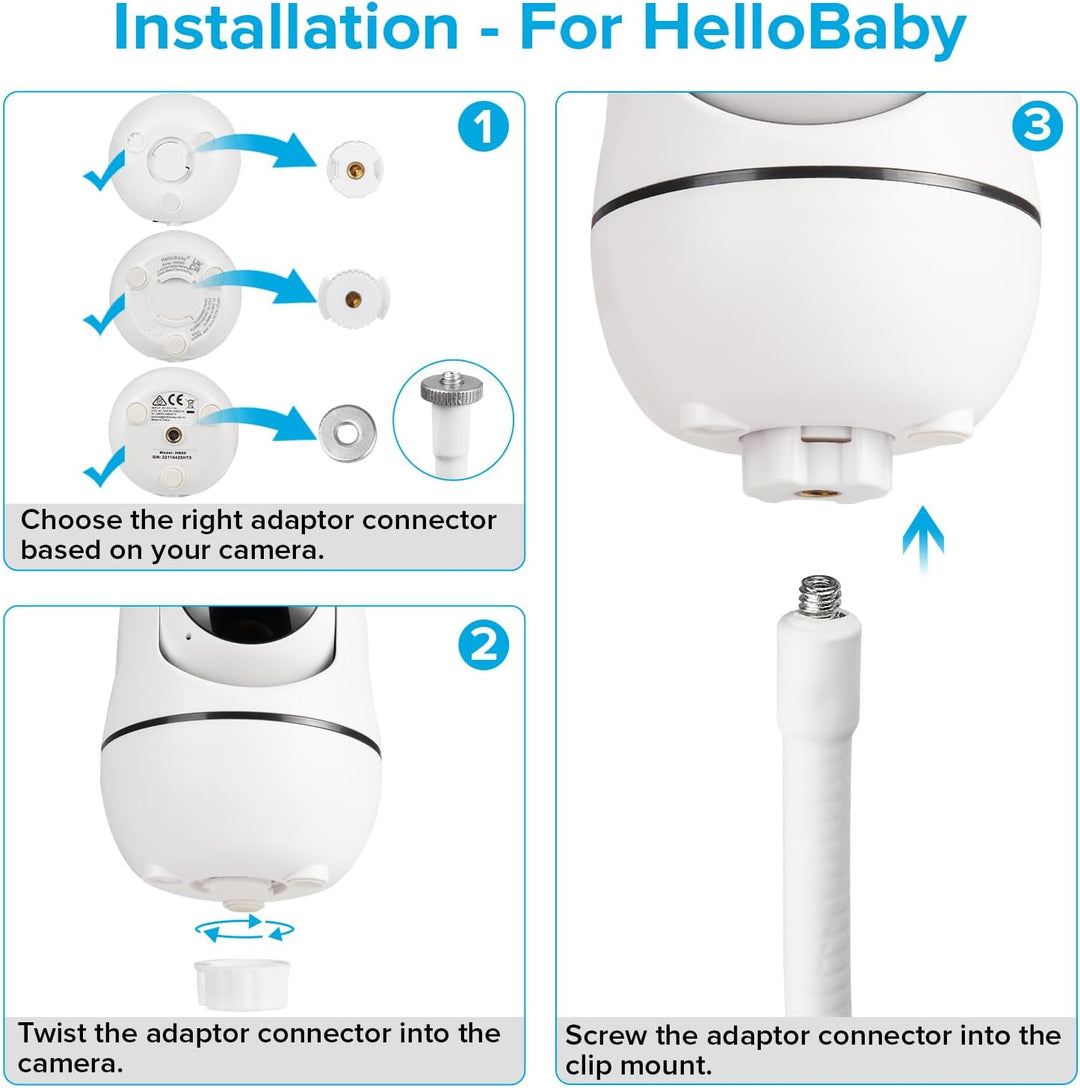 Soporte flexible para monitor de bebé compatible con