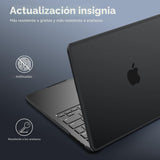 BlueSwan Funda antigrietas para MacBook Pro de 13 pulgadas M2 M1 20...