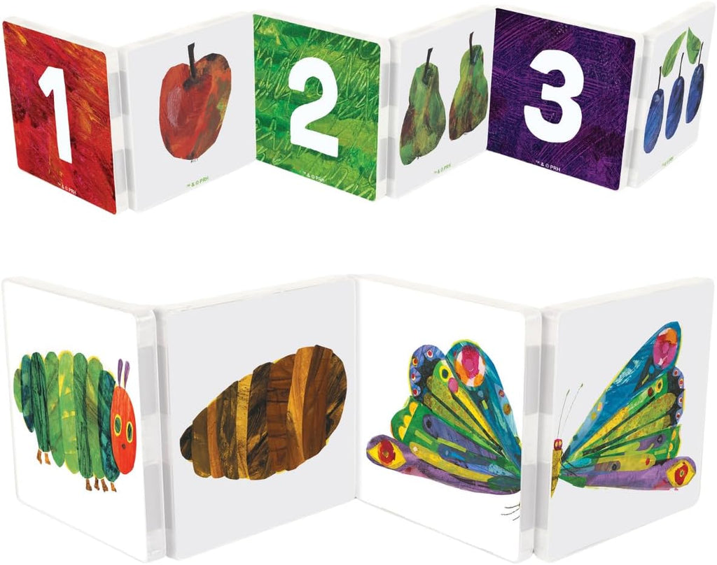 CreateOn Eric Carle La oruga muy hambrienta y araña muy ocupada juego de juego de construcción magnético, juguetes de construcción magnéticos, educativos, herramientas STEM y Montessori, azulejos