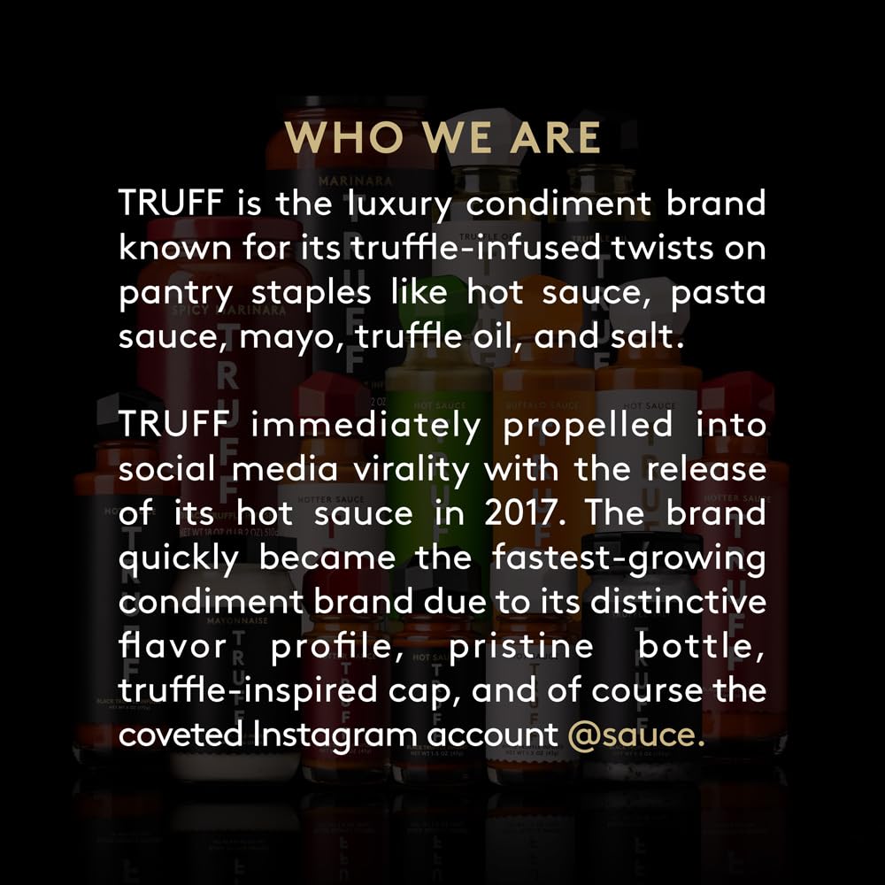 TRUFF Paquete variado de salsa picante, juego de salsa picante gourmet de edición blanca, más caliente y limitada, experiencias únicas de sabor con trufa, paquete de 3 botellas, botellas de 3 ct 6 oz