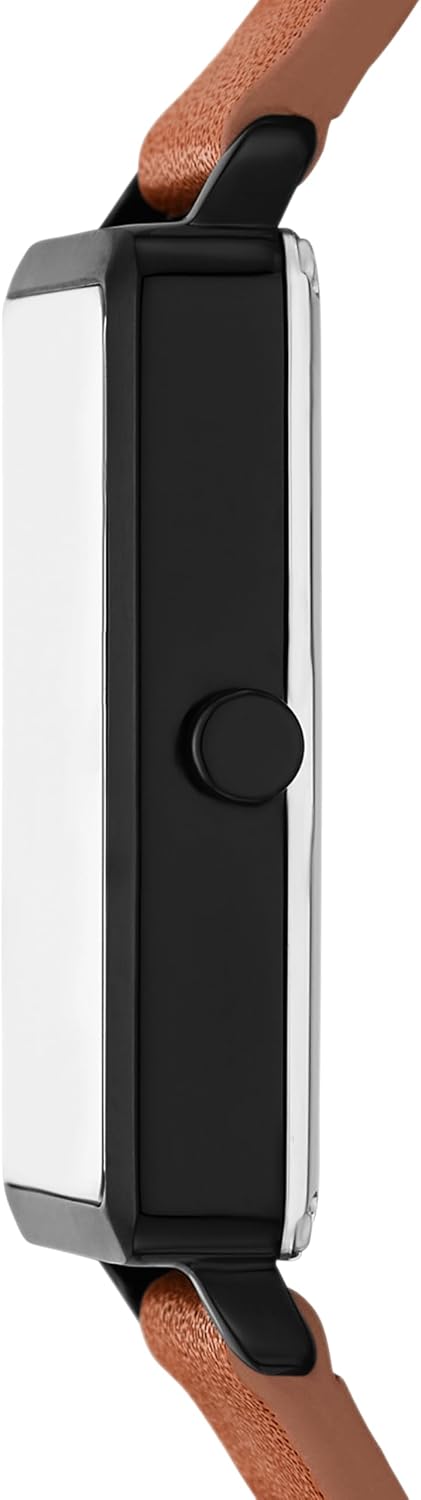 Skagen Hagen Reloj Rectangular de Acero Inoxidable para Hombre