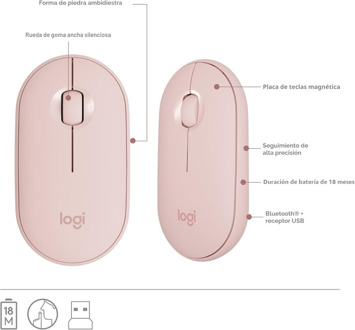 Logitech MK470 - Combo de teclado y mouse inalámbricos delgados, di...