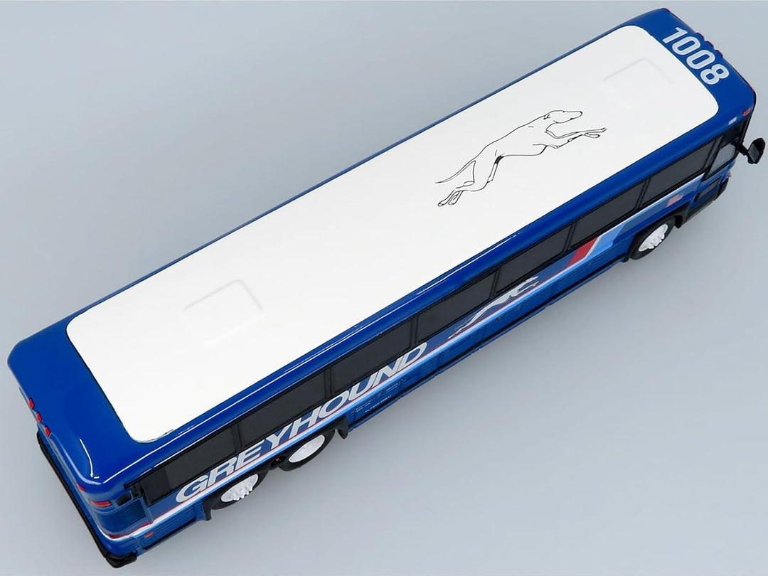 2001 MCI D4000 Autobús Azul con Rayas Vintage Bus  Motor