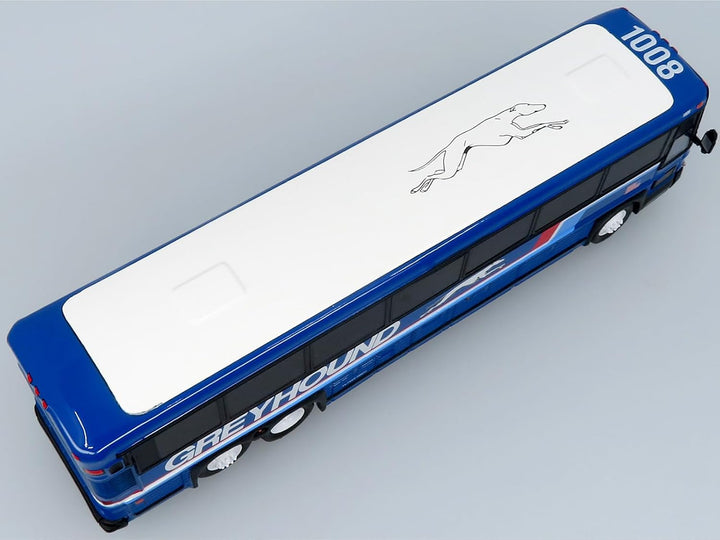 2001 MCI D4000 Autobús Azul con Rayas Vintage Bus  Motor