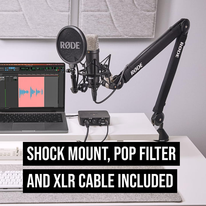 RØDE NT1 Signature Series Micrófono condensador de gran diafragma c...