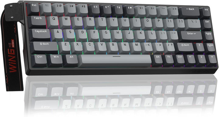 AULA WIN68 HE PRO - Teclado para Juegos con Efecto Hall y Interrupt...