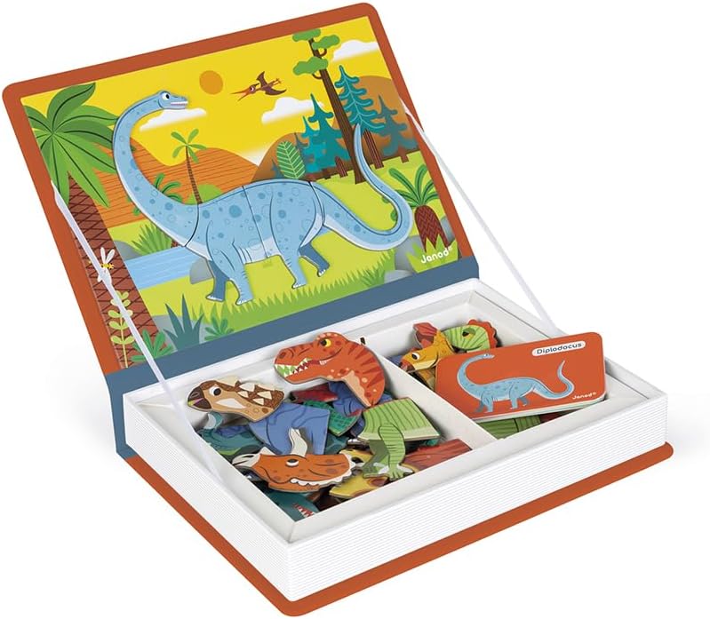Janod - Magnetibook - Juego magnético de mezcla y combinación de