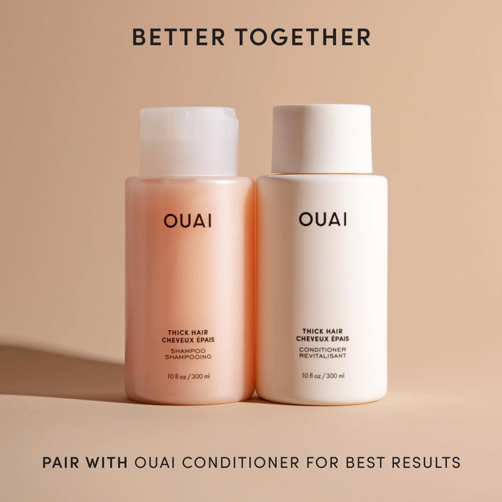 OUAI Champú Espeso de Recarga - Champú Hidratante con Queratina, Ra...