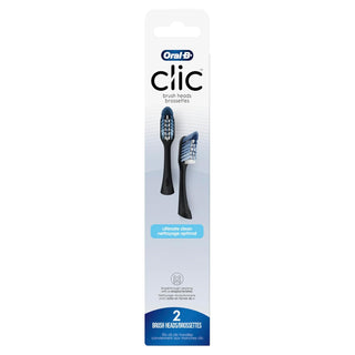 Oral-B Clic Cabezales de repuesto para cepillos de dientes, 2 cepil...