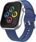 iTouch AIR 5 PRO - Reloj inteligente con GPS, AMOLED de 1.96 pulgadas, llamadas Bluetooth, más de 100 modos deportivos, frecuencia cardíaca, SpO2, seguimiento del sueño y el estrés, resistente al agua 3ATM, duración de la batería de 10 días, para iPhone y
