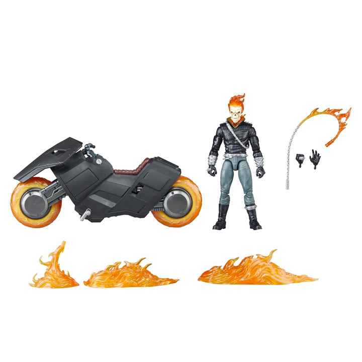 Serie Marvel Legends Ghost Rider (Danny Ketch) con motocicleta, fig...