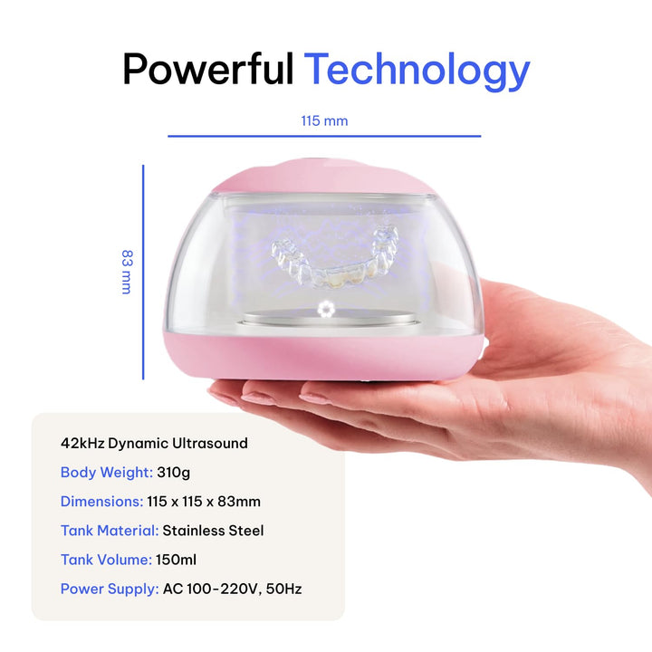 Zima Dental Pod: Máquina limpiadora ultrasónica para retenedores, a...