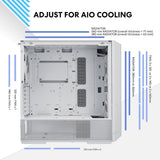 Lian Li LANCOOL 216 E-ATX Carcasa de PC, Carcasa de Juego RGB con E...