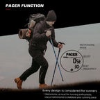CakCity Relojes tácticos para hombres, relojes deportivos militares con caja de fibra de carbono, reloj ligero impermeable para mujeres/hombres, relojes digitales con brújula, contador de pasos