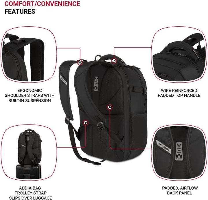 SwissGear 5358 USB ScanSmart \u2013 Mochila para portátil de 16\u20...